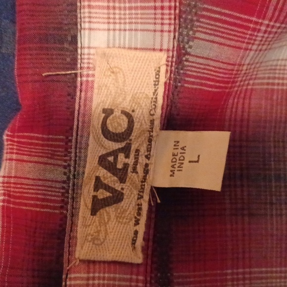 💙💫Red Plaid Button-Up Dress - Picture 9 of 10